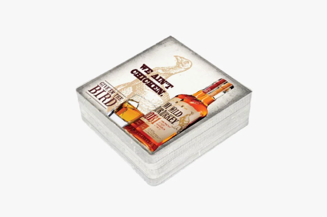Wild Turkey Paper Coaster