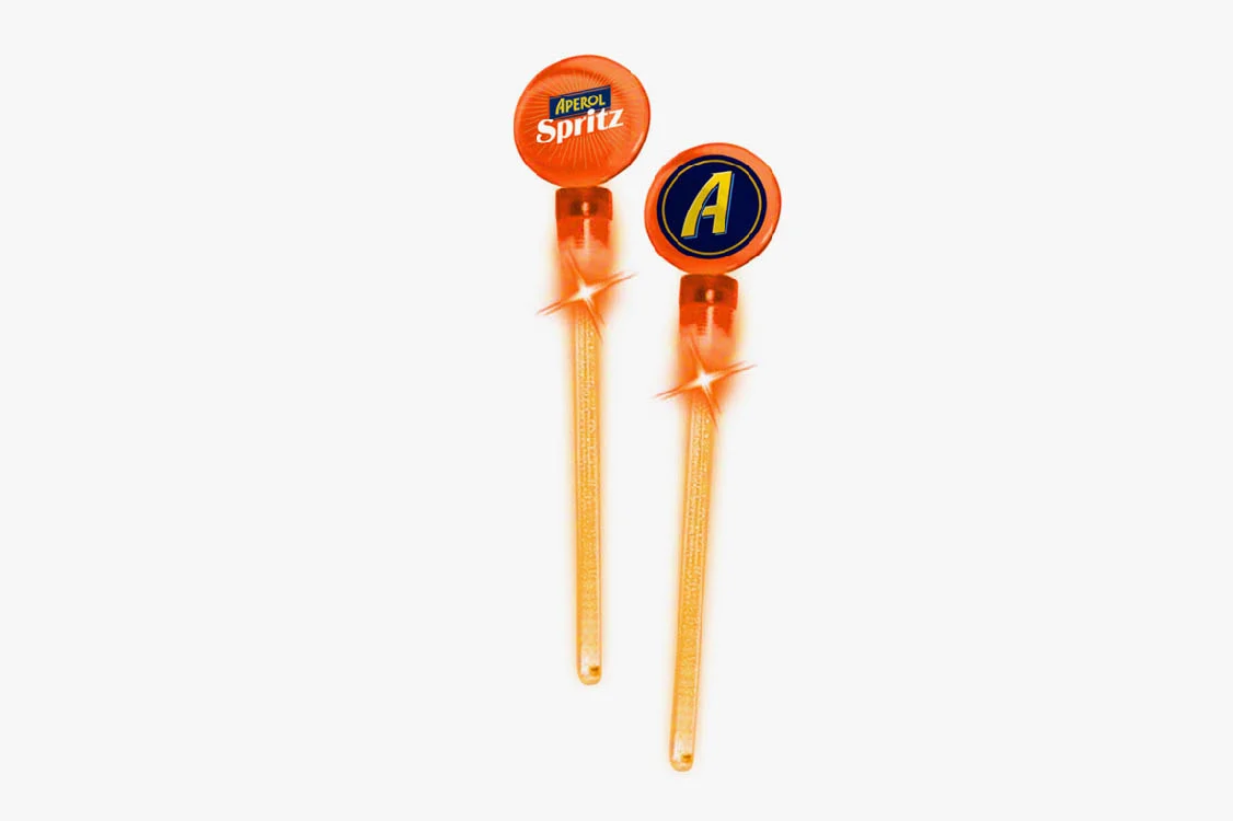 Aperol Spritz LED Swizzle Sticks