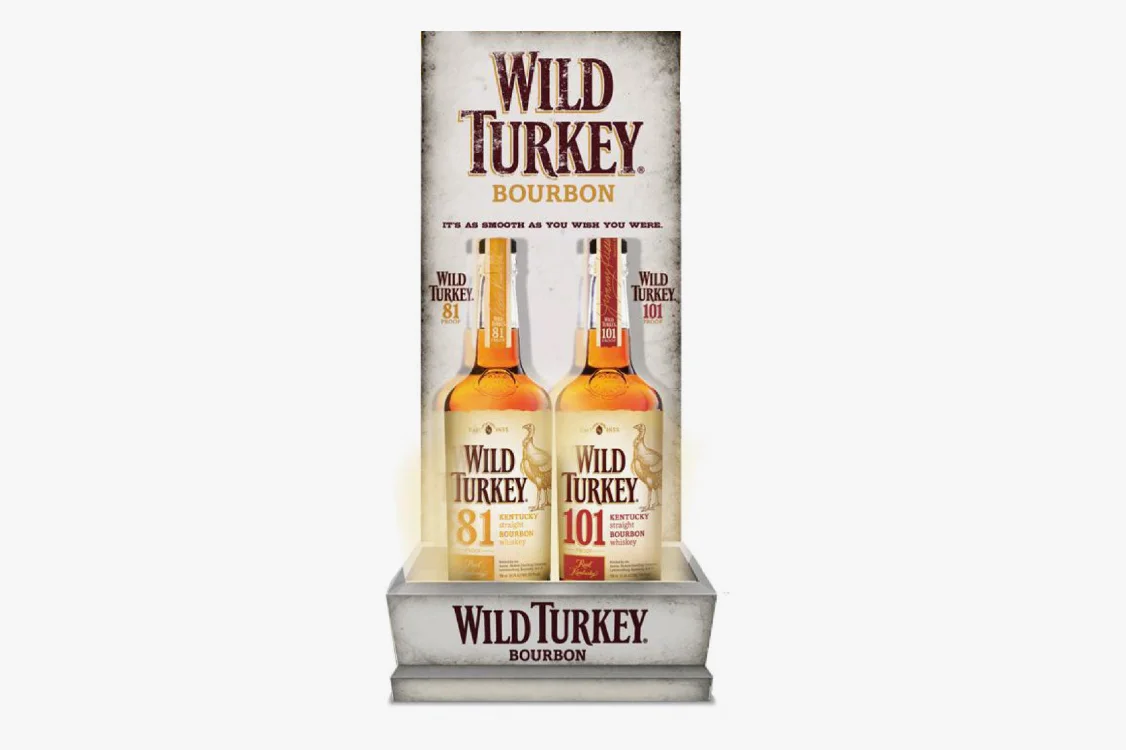 Wild Turkey Bar Top Display