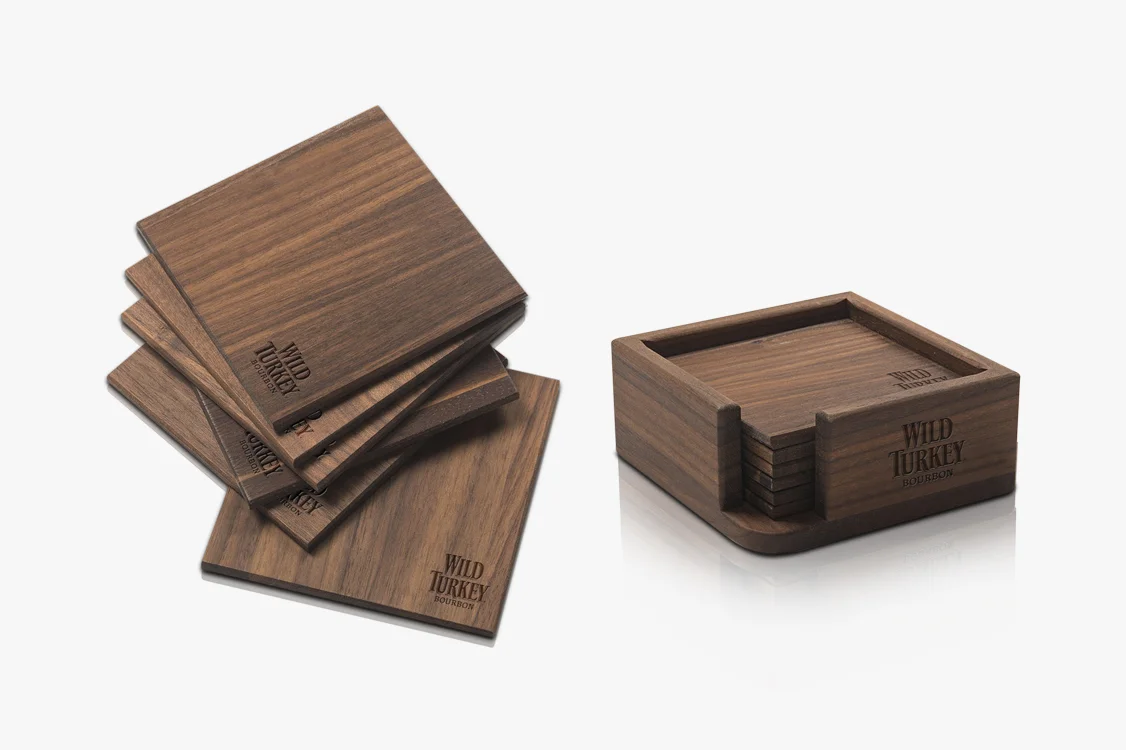 Wild Turkey Coaster Set