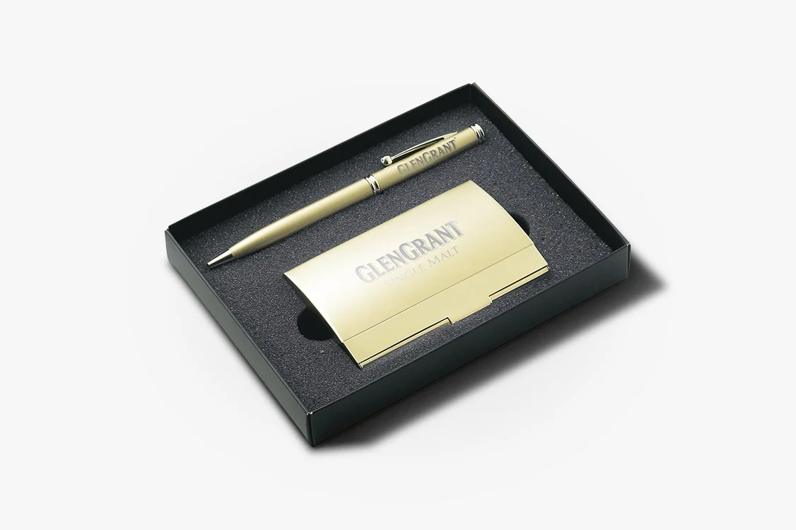 Glen Grant Pen and Business Card Holder Set.jpg