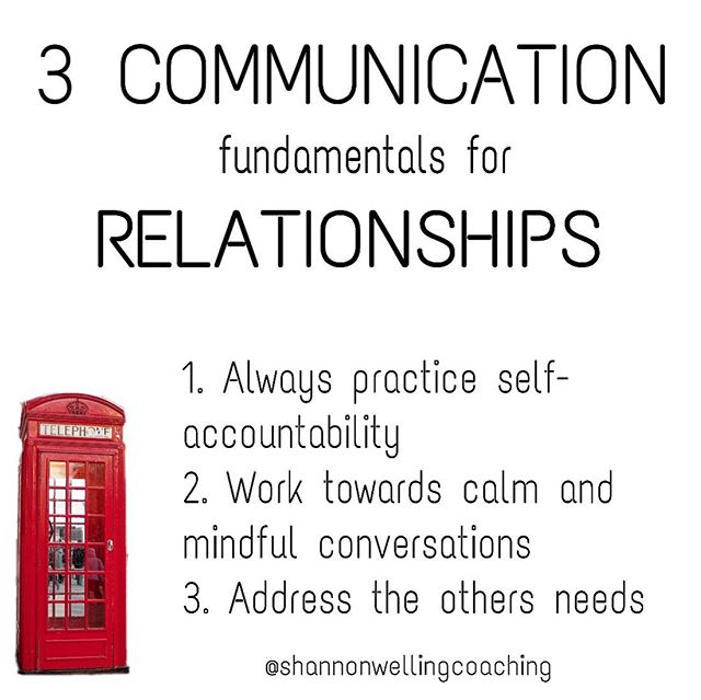 🗣 Always practice personal/self-accountability. Be aware of your impact on others. 🗣 Work towards mindful and calm verbal interactions. 🗣 Make sure to take the time to address the others  needs and requests (and express your own). .
.
More on this