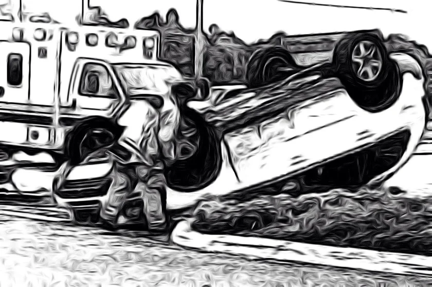 Someone else's car accident. 