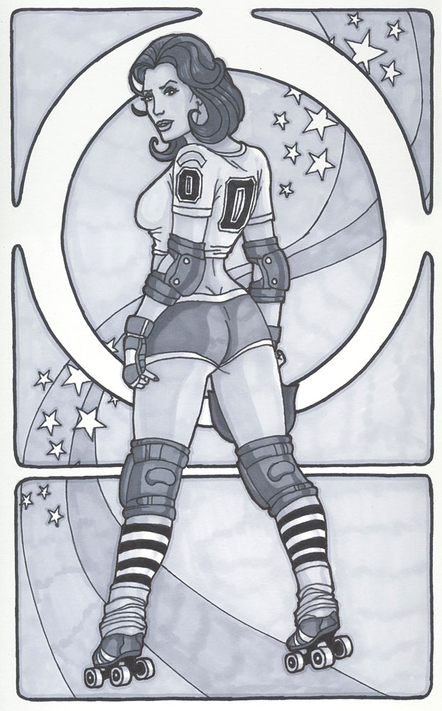 Thanks.. http://orig09.deviantart.net/a89f/f/2011/179/f/6/derby_girl_by_urrgos-d3k8td6.jpg