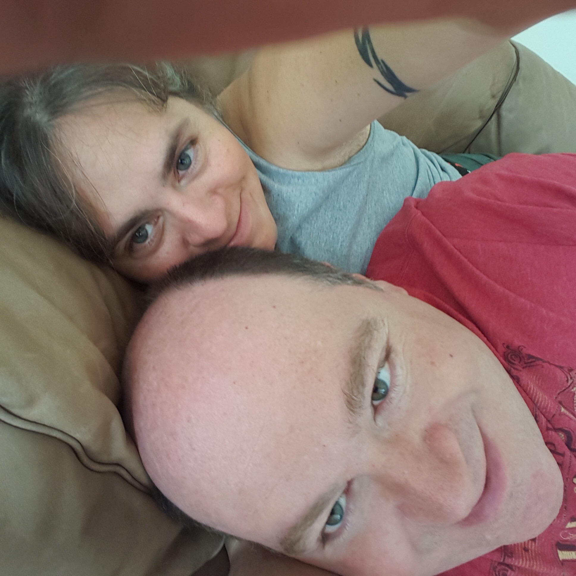 See? Cuddling!