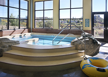 (Not the actual hot tub in my gym, but use your imagination.)