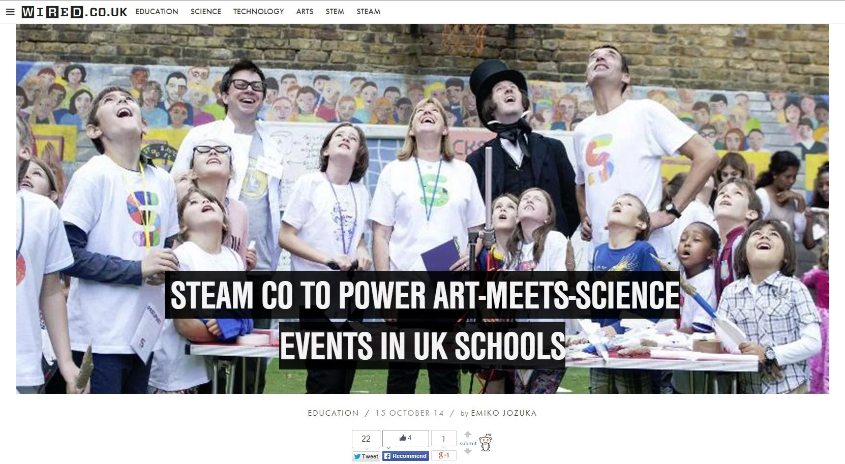 STEAM Co makes Wired magazine