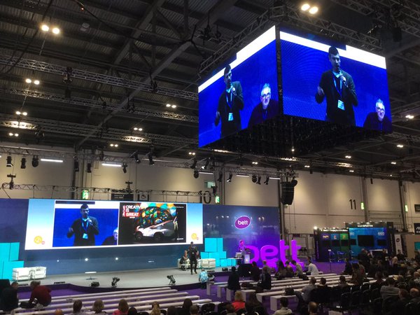 BETT 2016 Nick on stage with CREATIVIY IS GREAT Wilcox.jpg