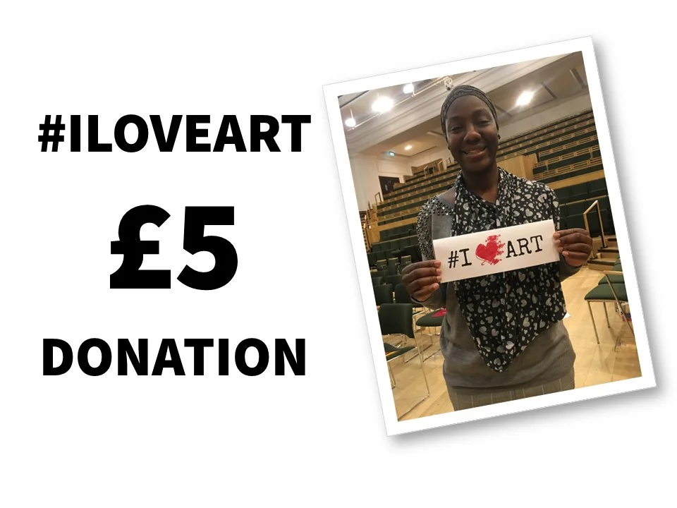 #ILOVEART £5 donation