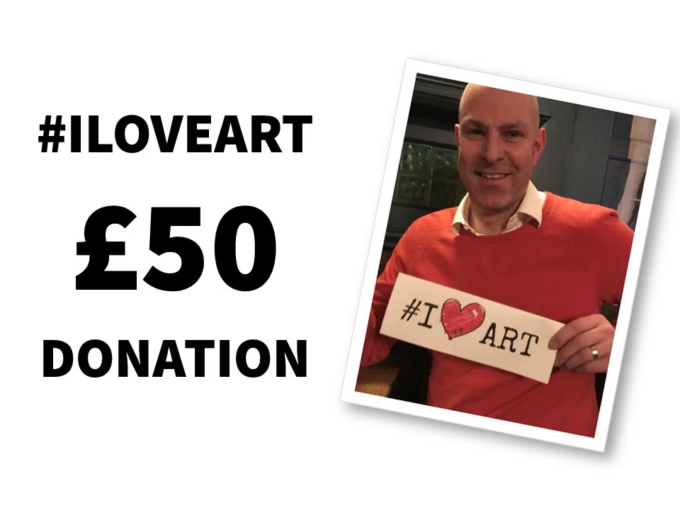 #ILOVEART £50 print donation