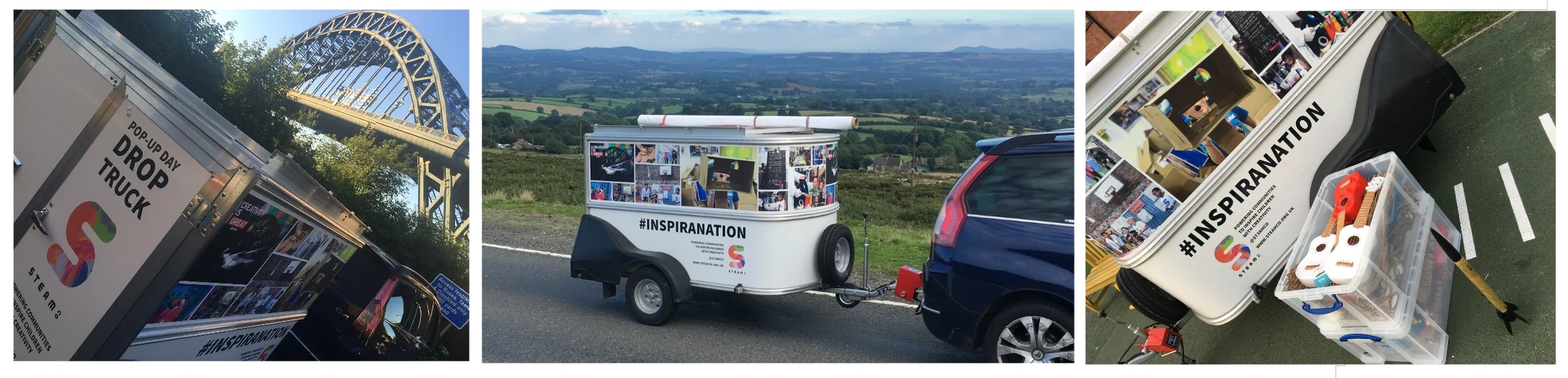 STEAM Co. Pop Up Drop Truck on Clee Hill Ludlow strip.jpg