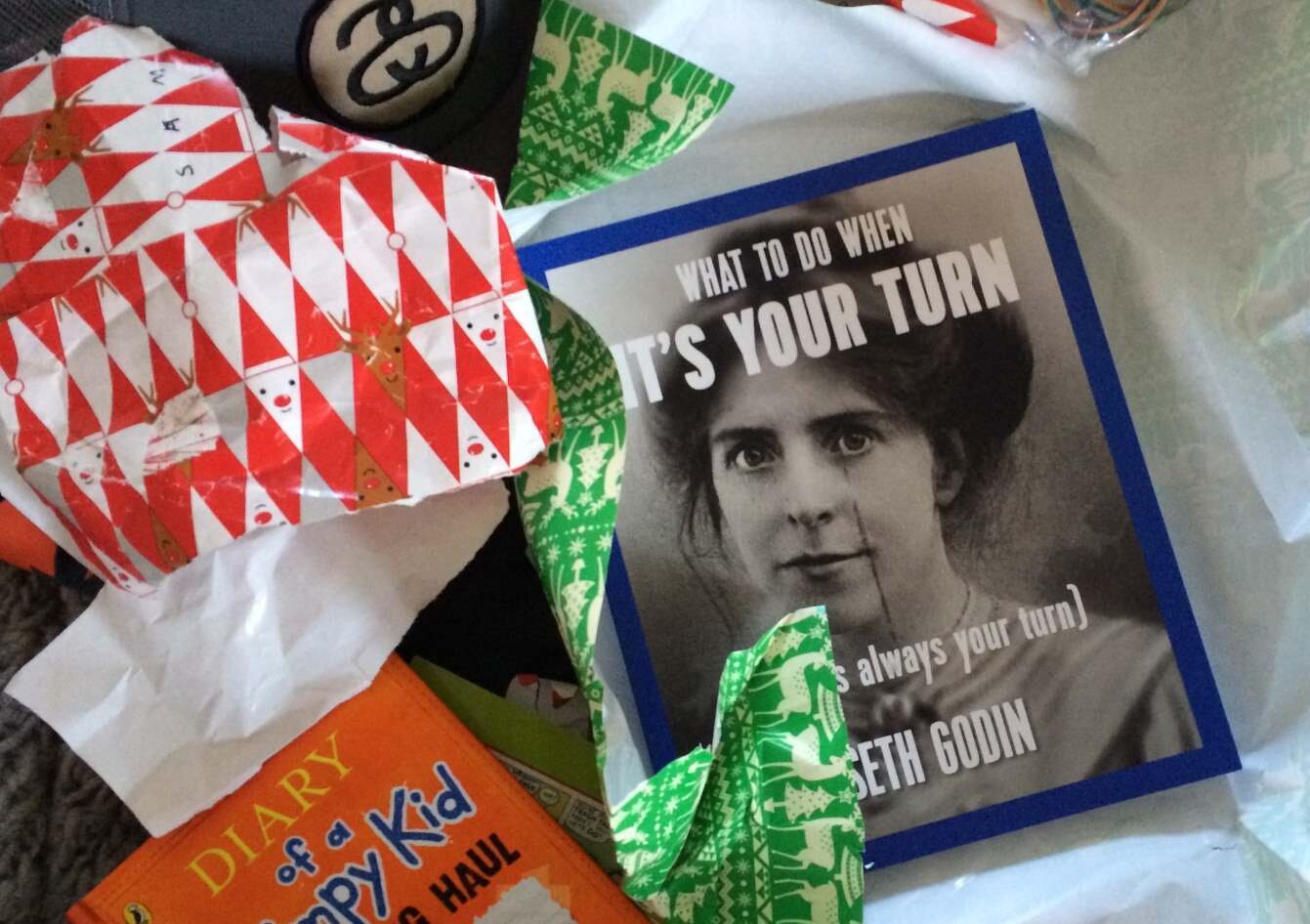 Seth Godin Its your turn book and STEAM Co Xmas.jpg