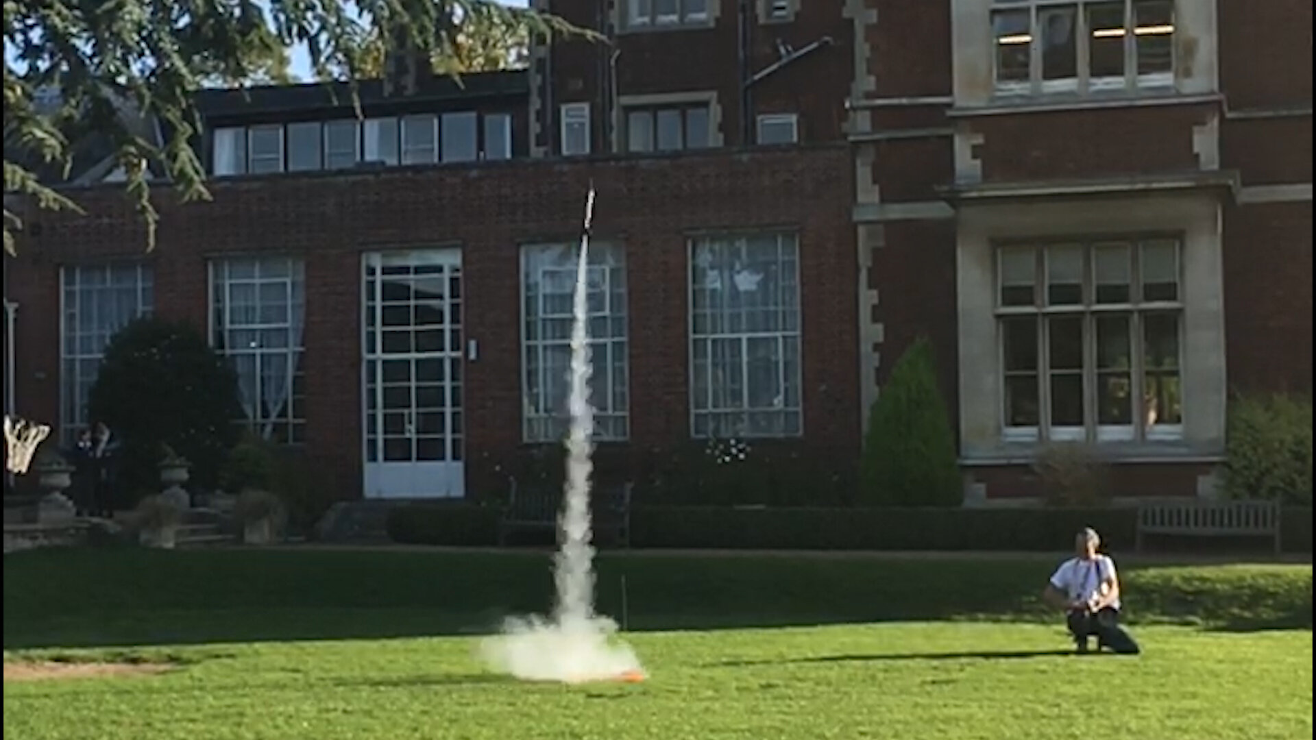 Rocket launch at Langley Prep School at Taverham Hall.jpg
