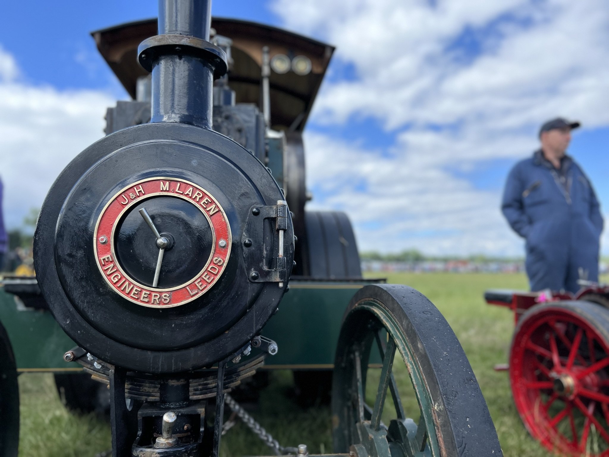 A McLaren steam traction engine at the Duncombe Park Steam rally.jpeg