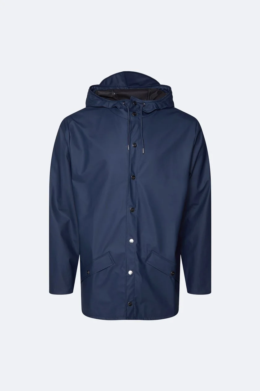 rains jacket blue