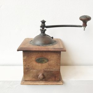 FRANCE ANTIQUE 1920年代 PORCHER PARIS 蛇口 F Antique French PEUGEOT FRERES COFFEE GRINDER Valentigny VGC