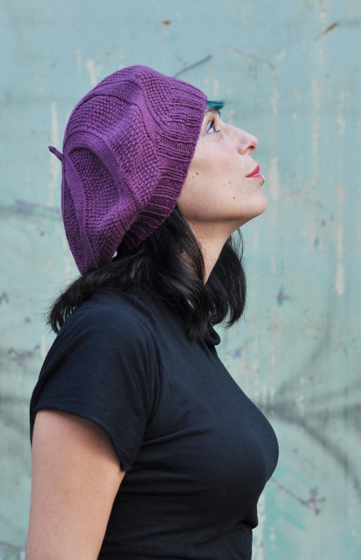 Coldharbour Twist beret knitting pattern
