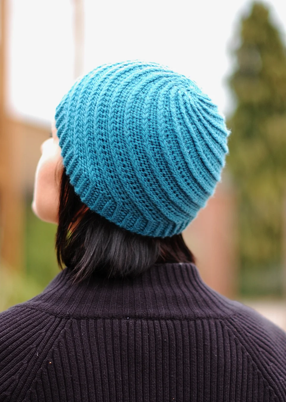 spiral hat knitting pattern