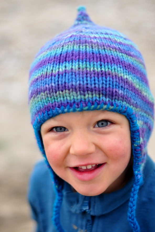 Bimple pixie chullo kids Hat knitting pattern in bulky — Woolly Wormhead