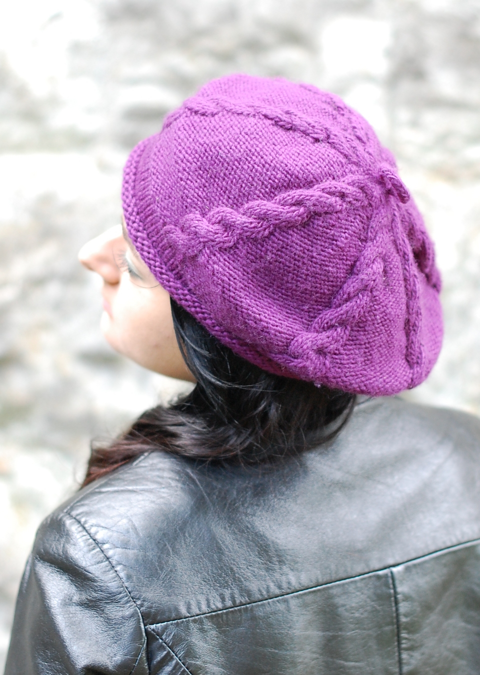 Cabled Cap knitting pattern