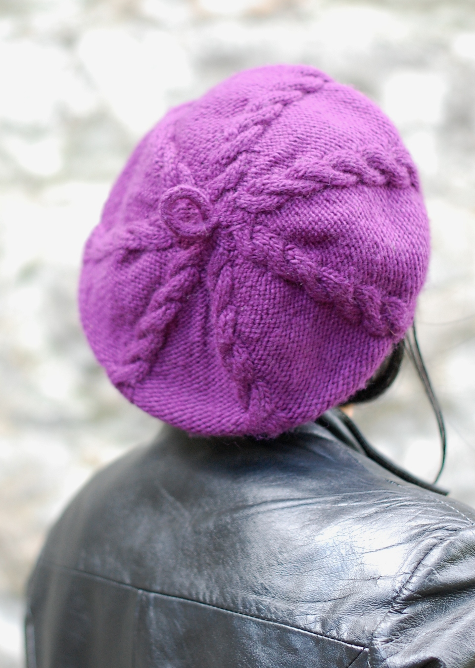 Cabled Cap knitting pattern