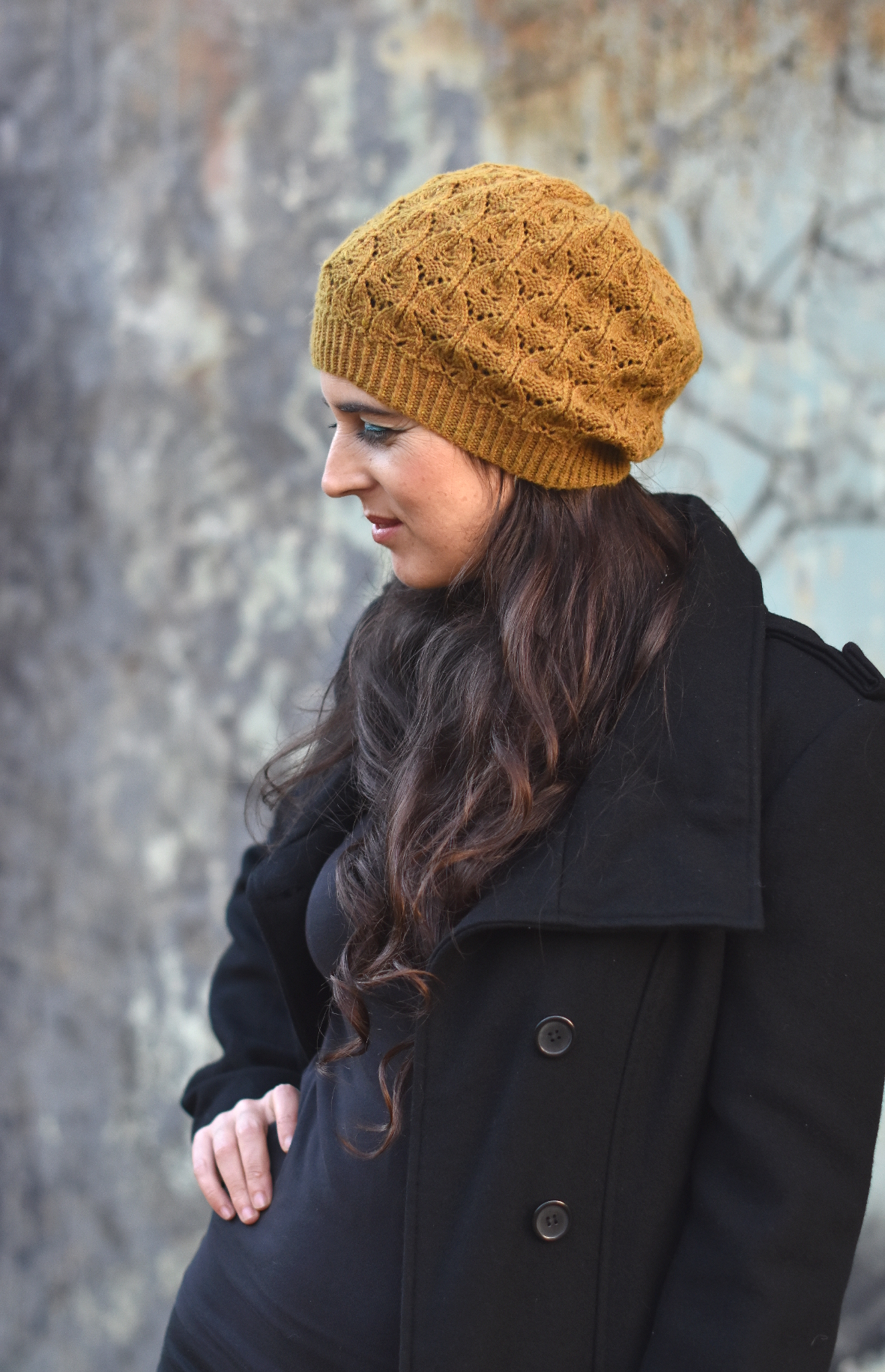 Cannetella slouchy lace Hat knitting pattern