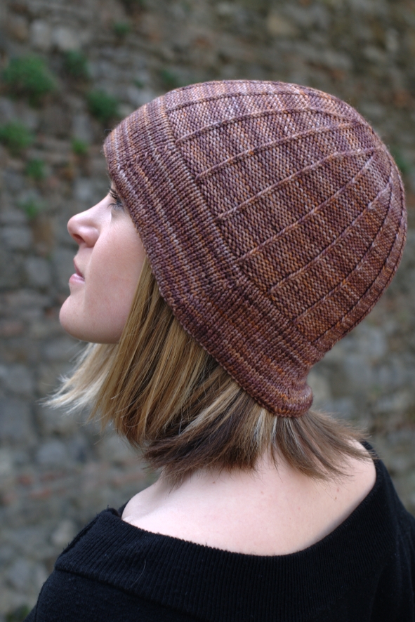 Corbelle brimmed Hat knitting pattern