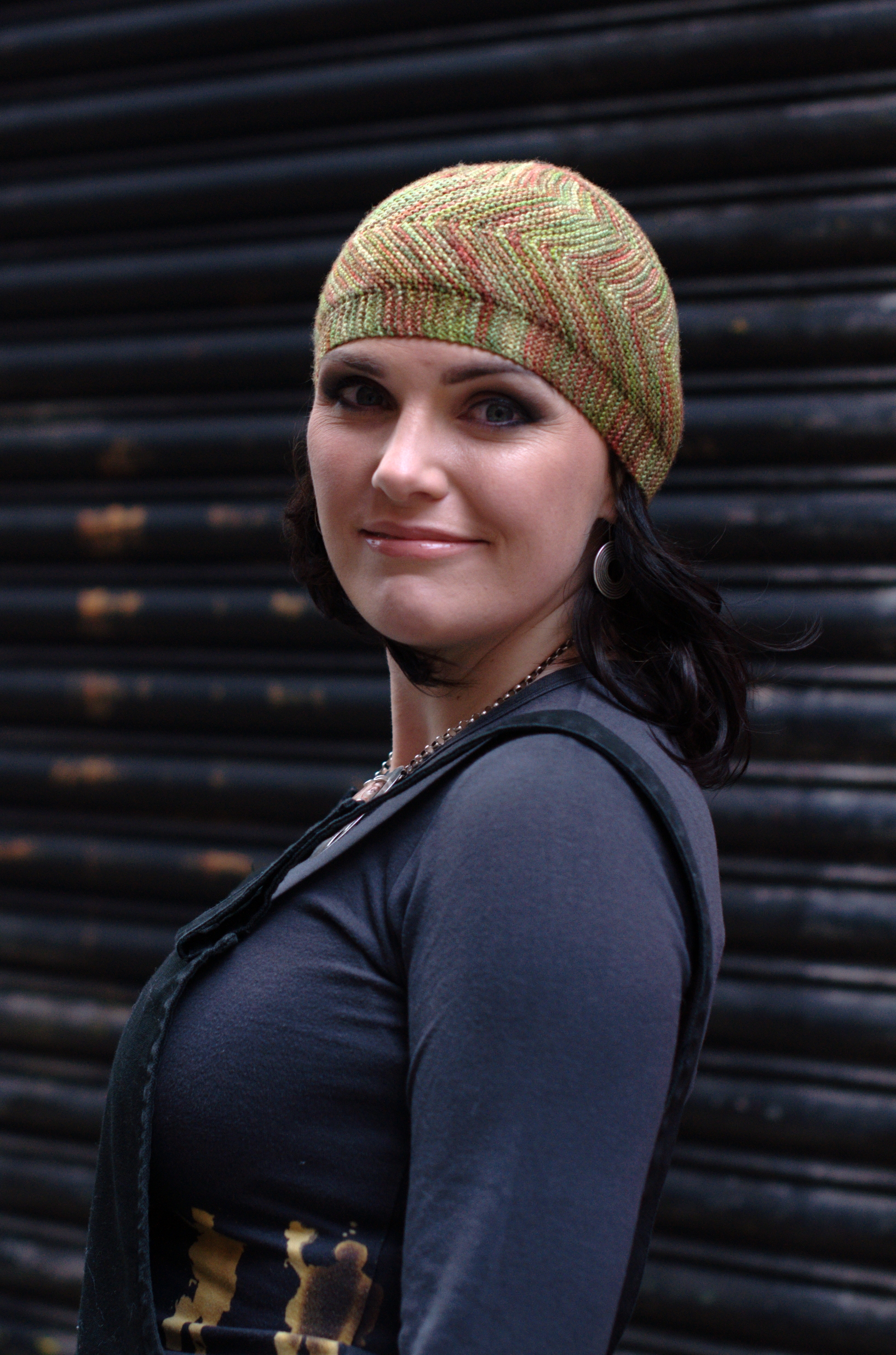 Dancette sideways knit Hat pattern