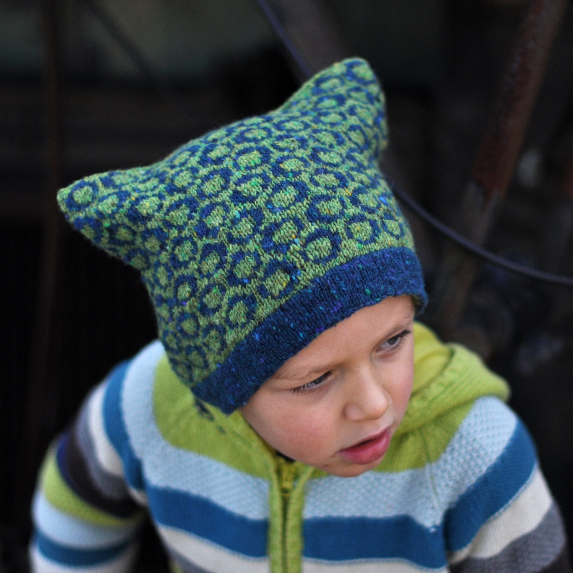 Elfdans fairisle Hat knitting pattern