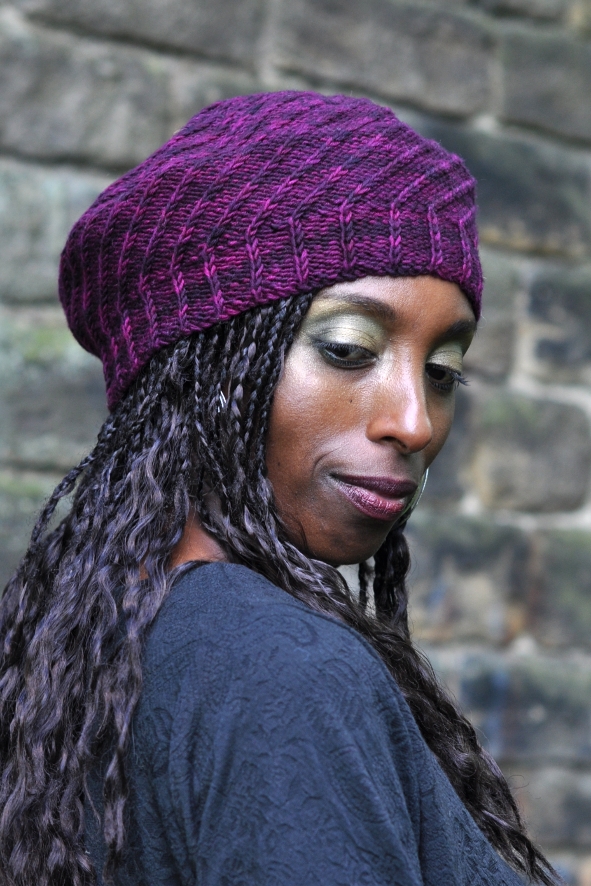 Elsica spiral beret knitting pattern