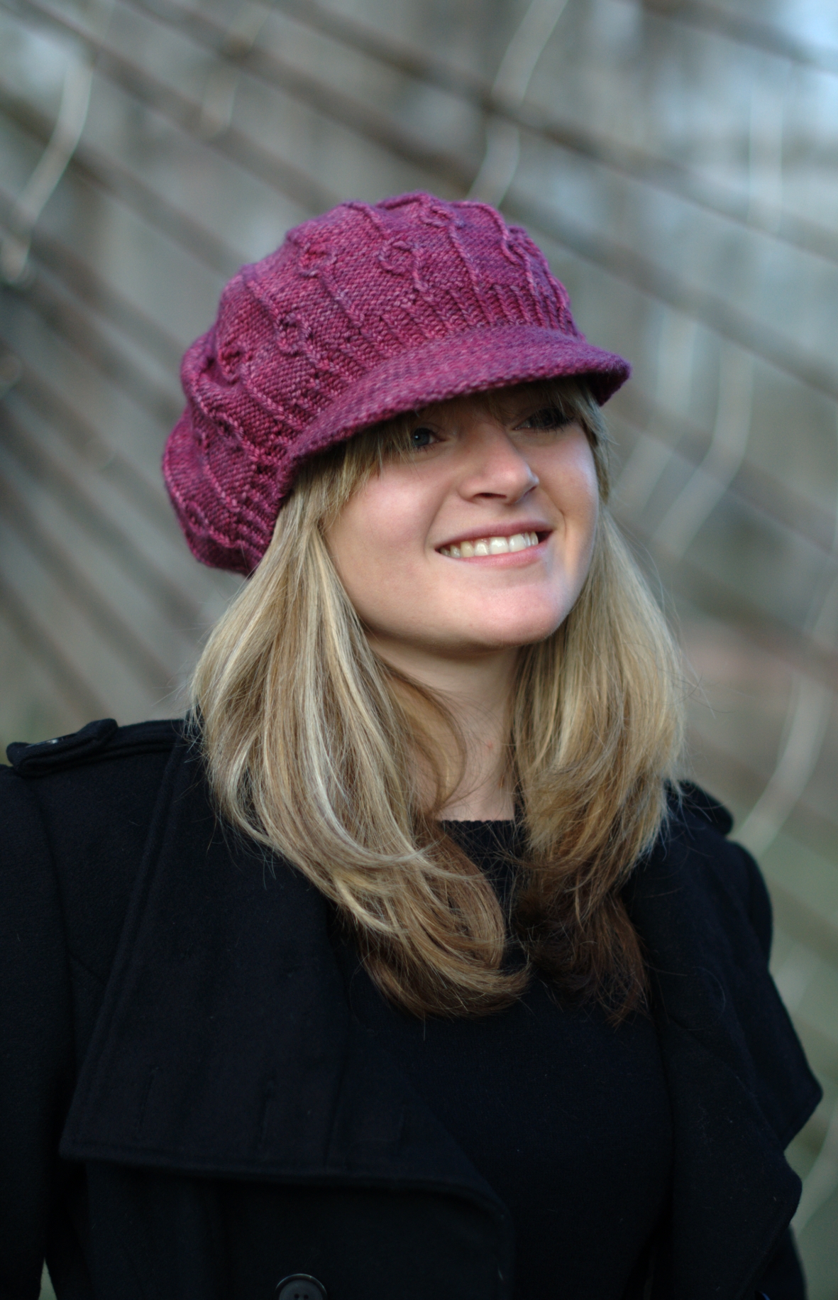 Erica brimmed Hat knitting pattern