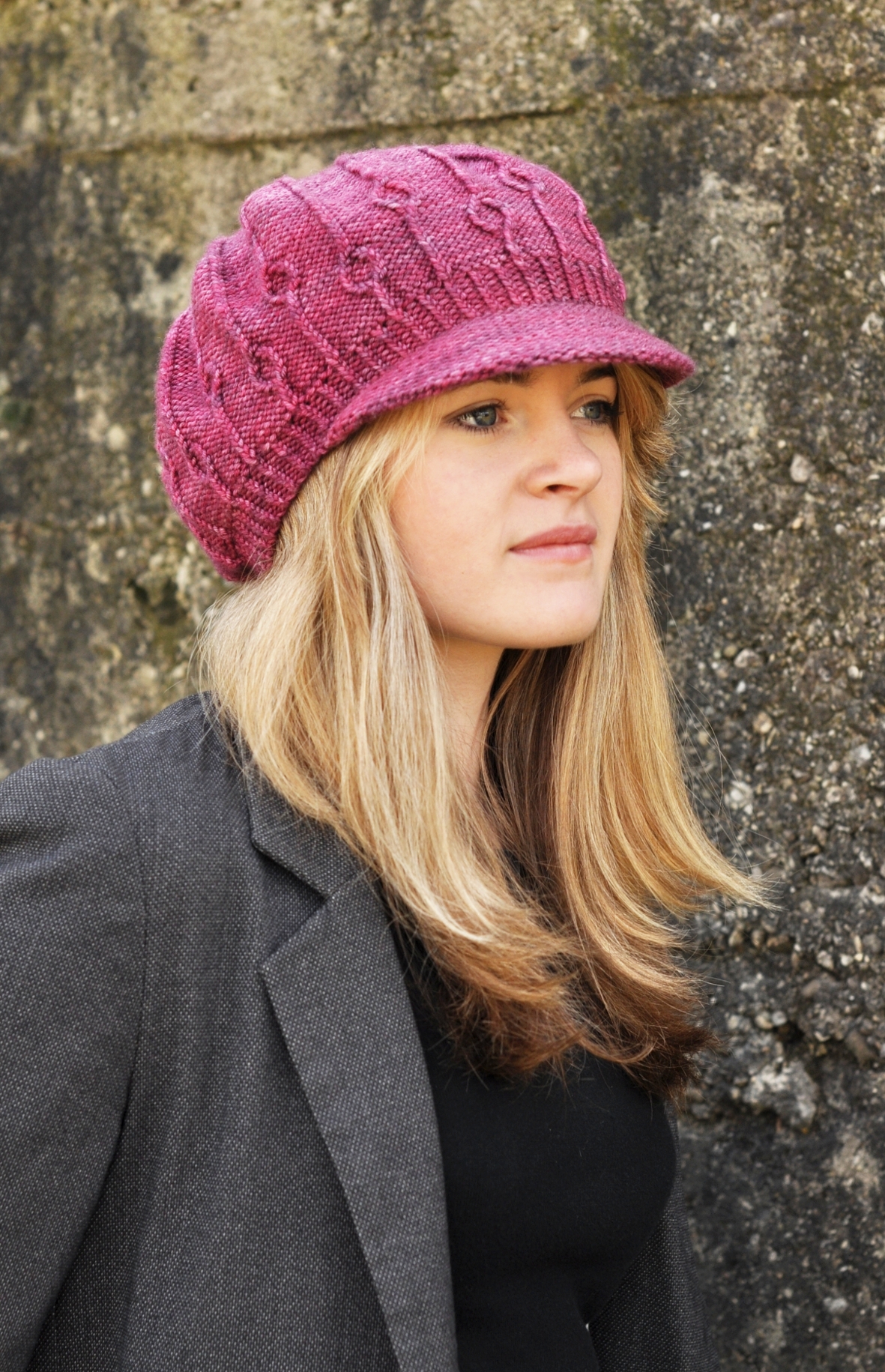 Erica brimmed Hat knitting pattern