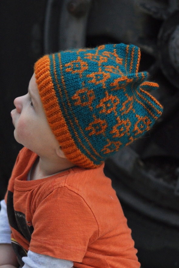 Golem fairisle Hat knitting pattern