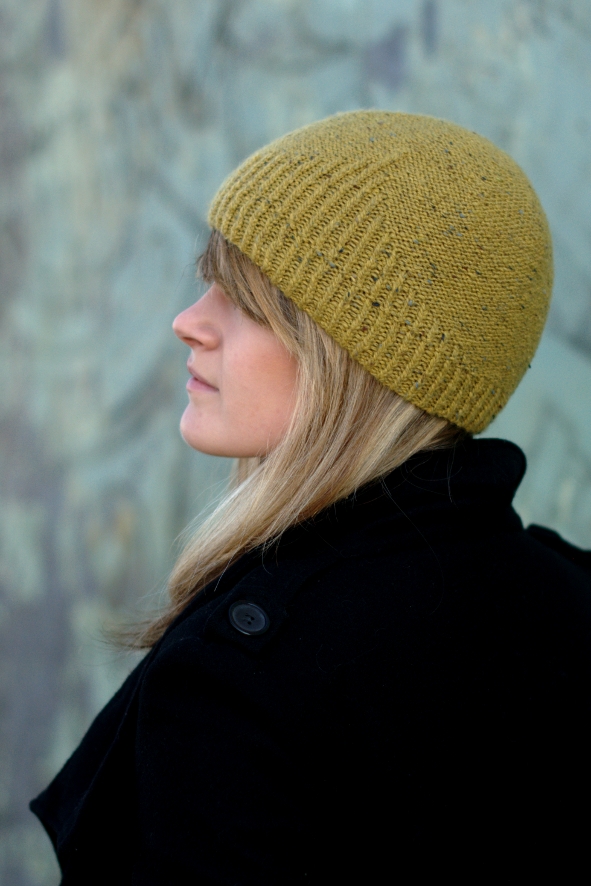 Half Theory beanie knitting pattern