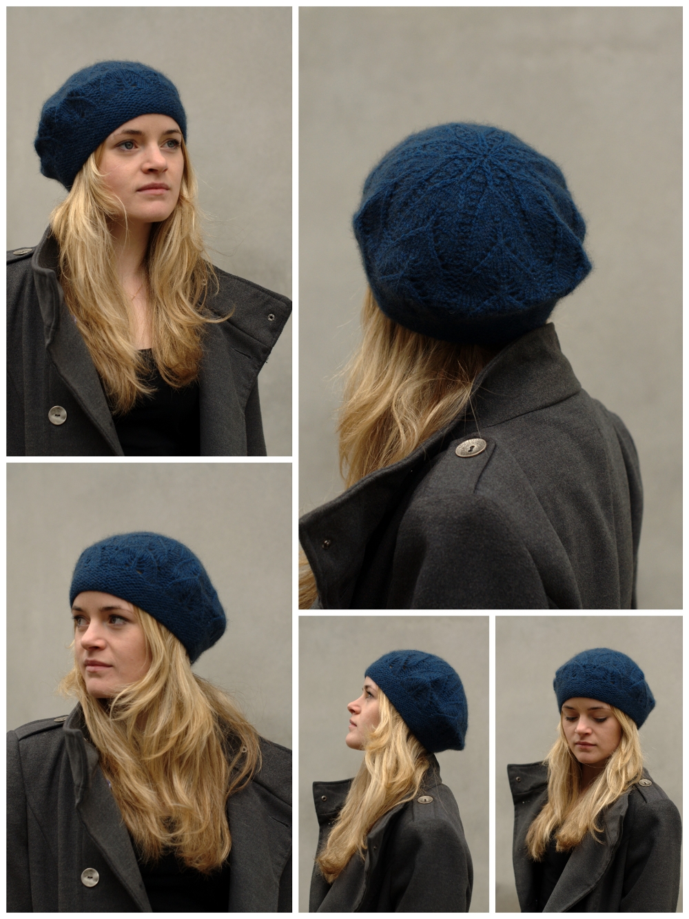 Ivydene lace beret knitting pattern