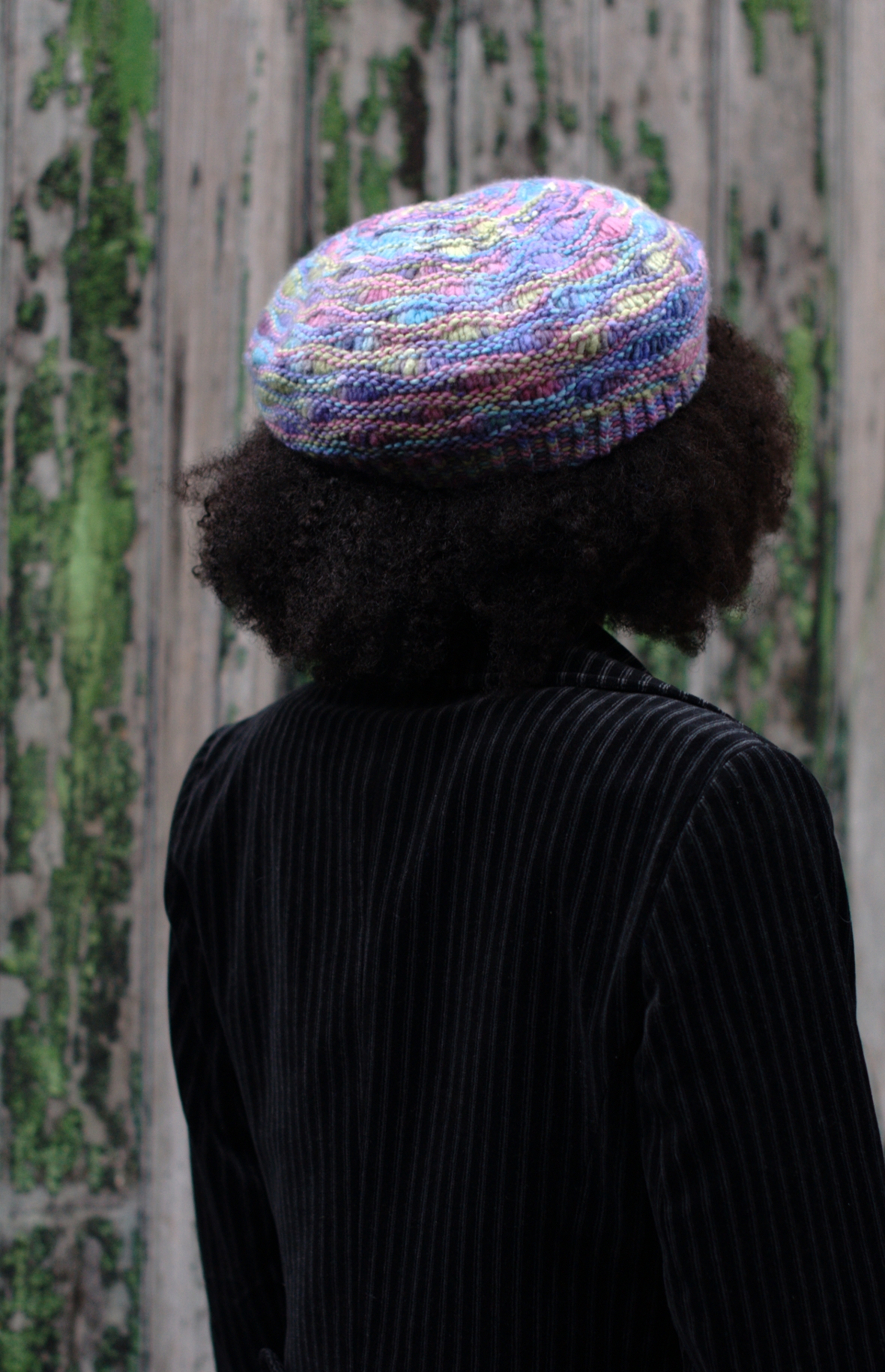 Jetty lace beret knitting pattern