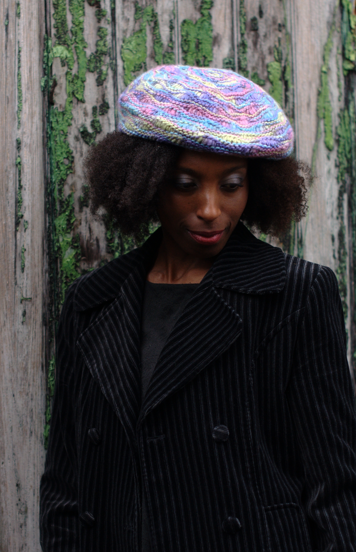 Jetty lace beret knitting pattern