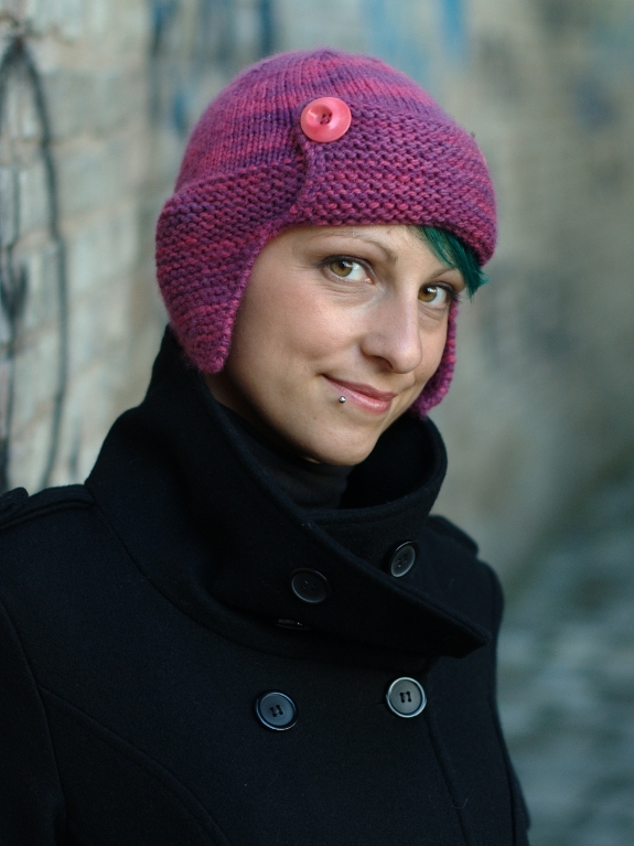 Karenin aviator Hat knitting pattern