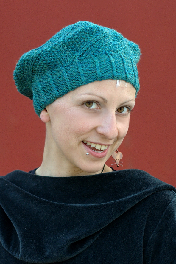 Limerick spiral beret knitting pattern