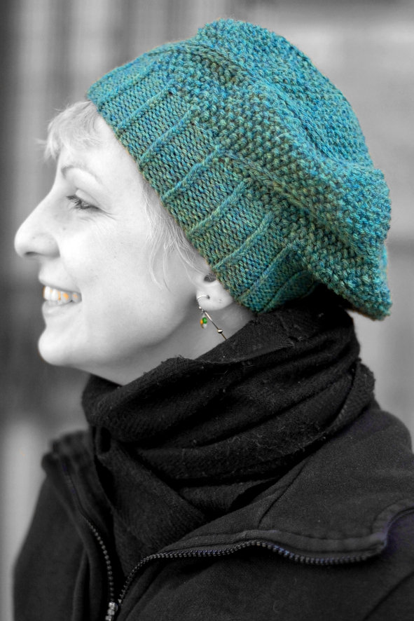 Limerick spiral beret knitting pattern