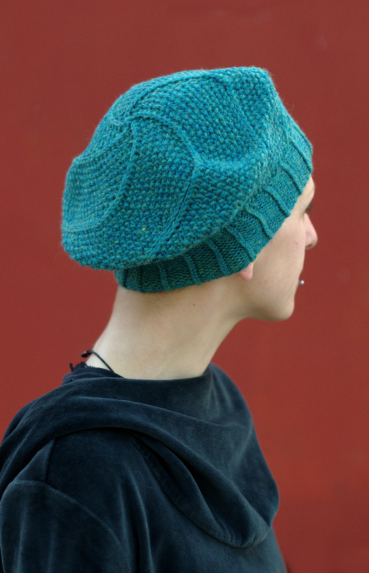 Limerick spiral beret knitting pattern