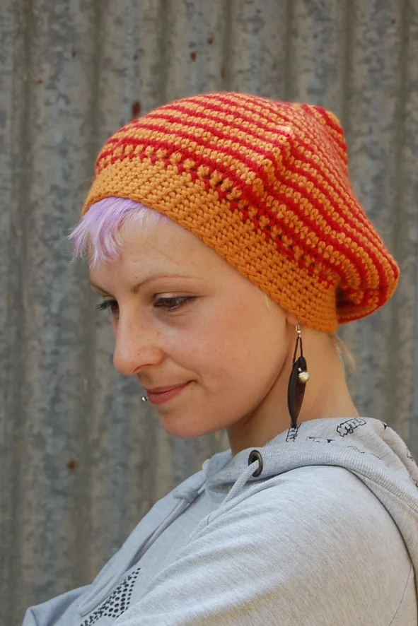 Mushroom Cap pixie Hat crochet pattern 