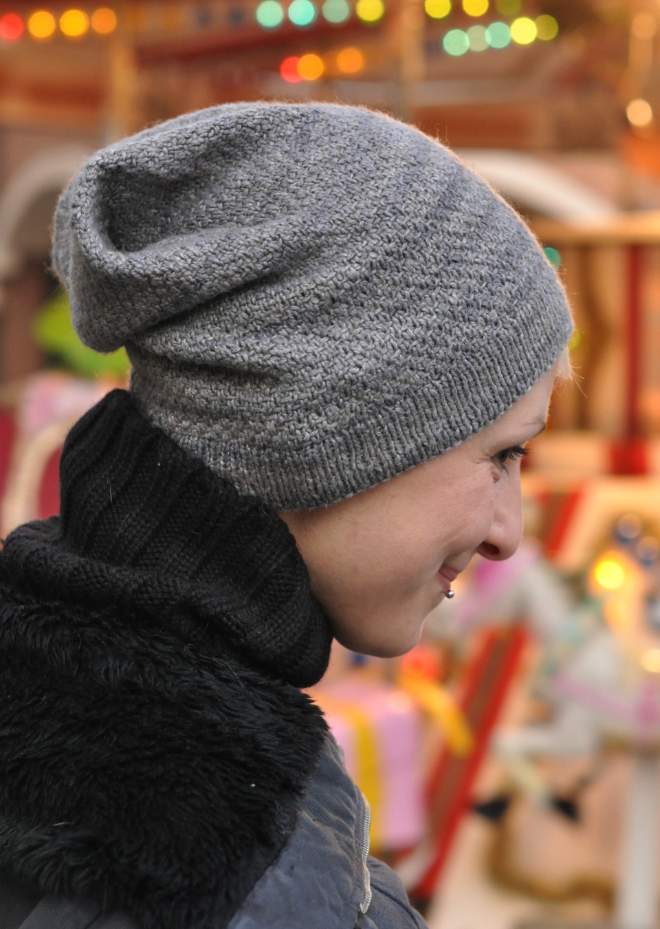 North Lyme slouchy Hat knitting pattern