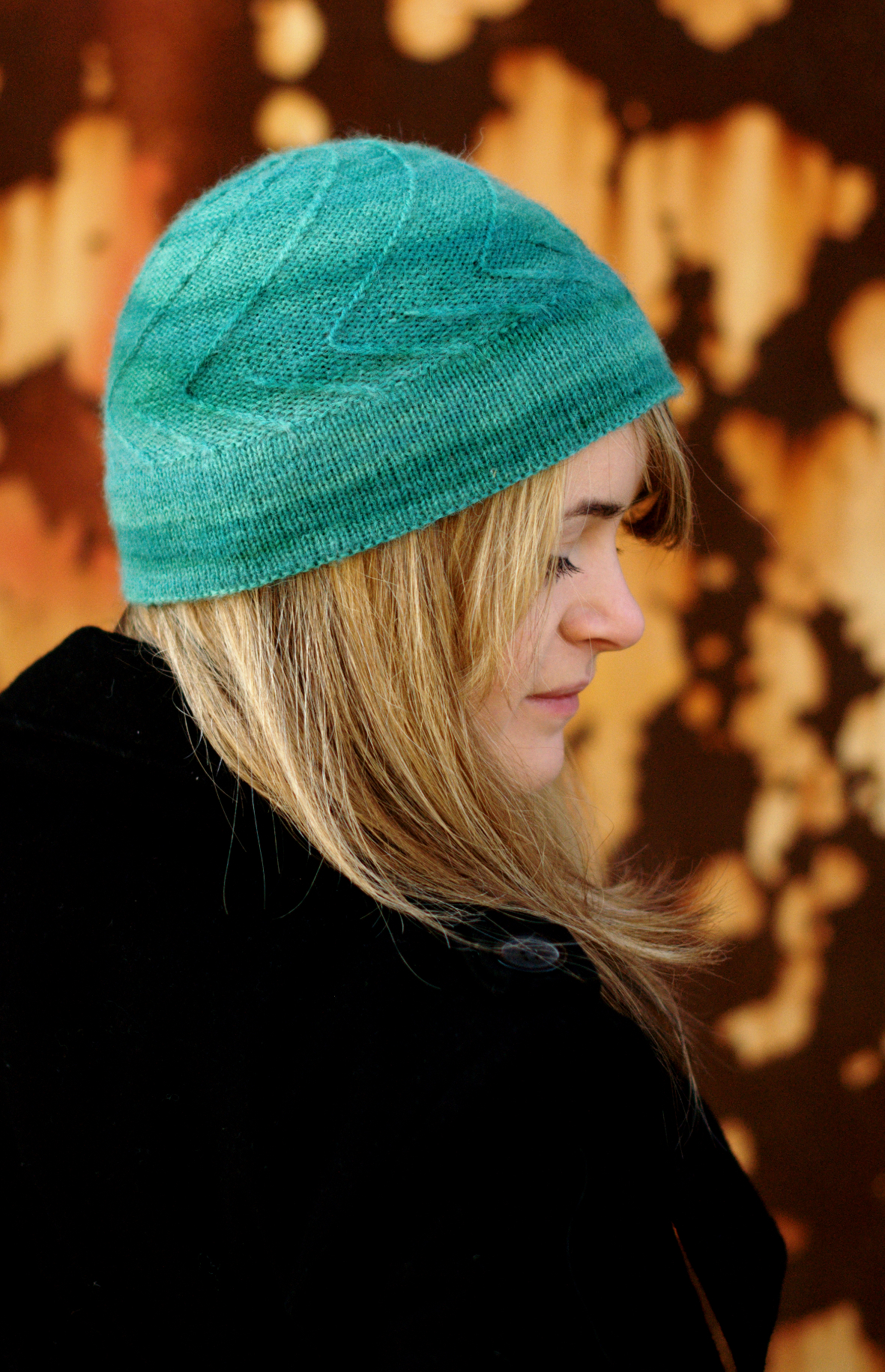 Out of the Darkness beanie and beret knitting pattern