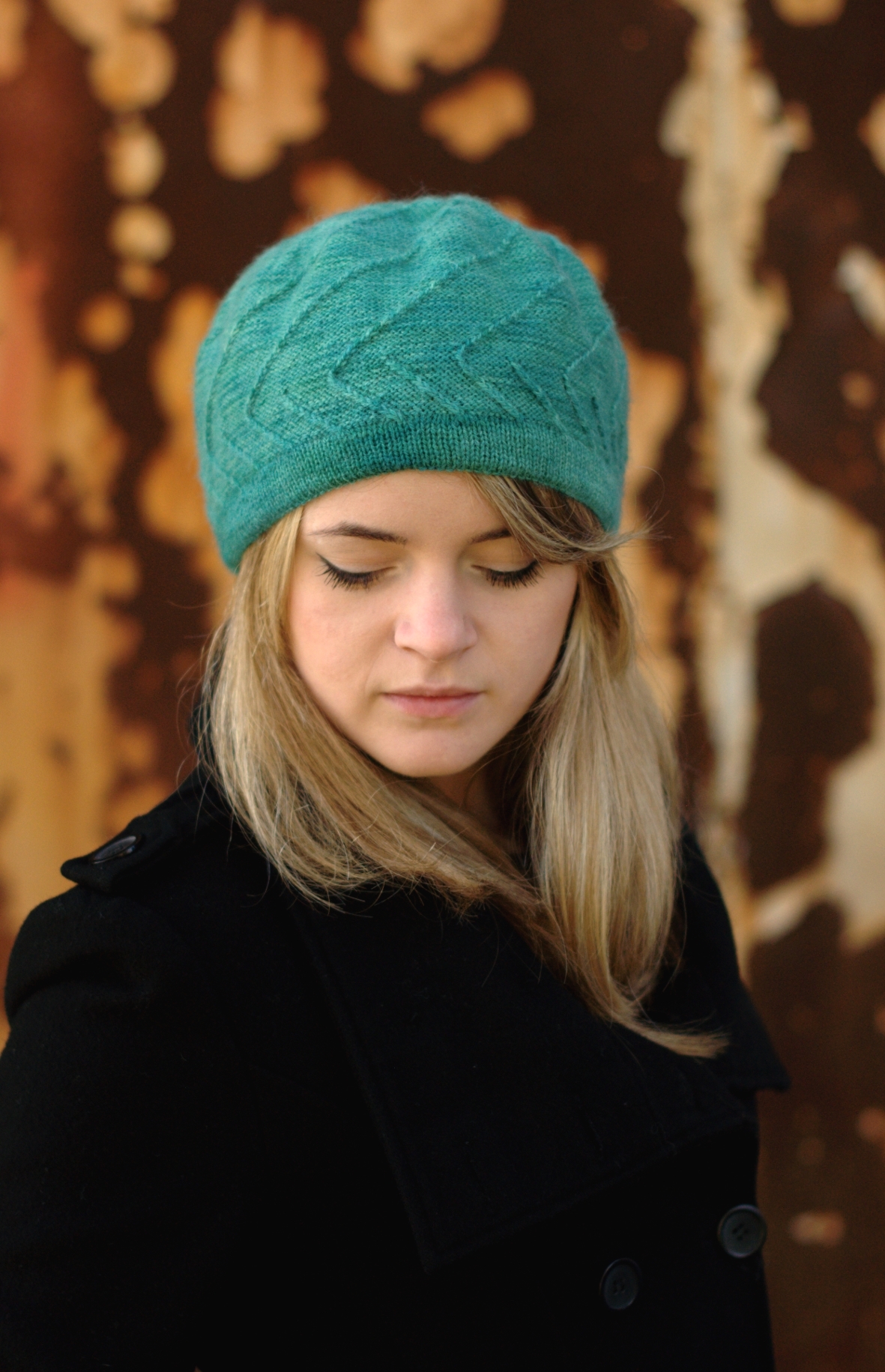 Out of the Darkness beanie and beret knitting pattern