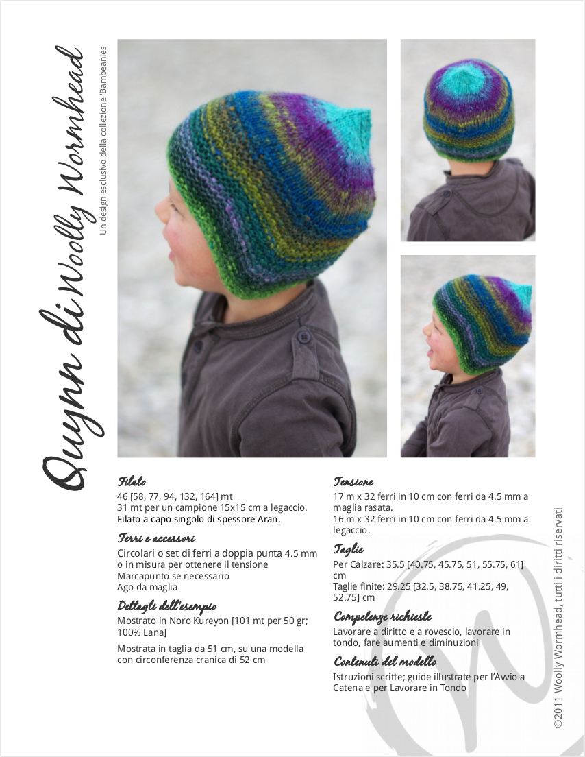 Quynn chullo pixie Hat knitting pattern