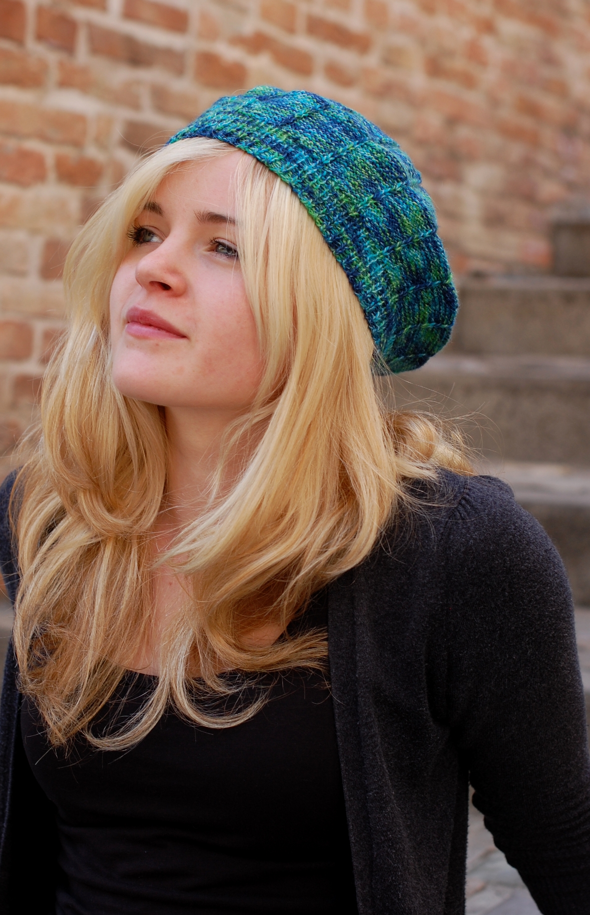 Radial variegated beret knitting pattern — Woolly Wormhead