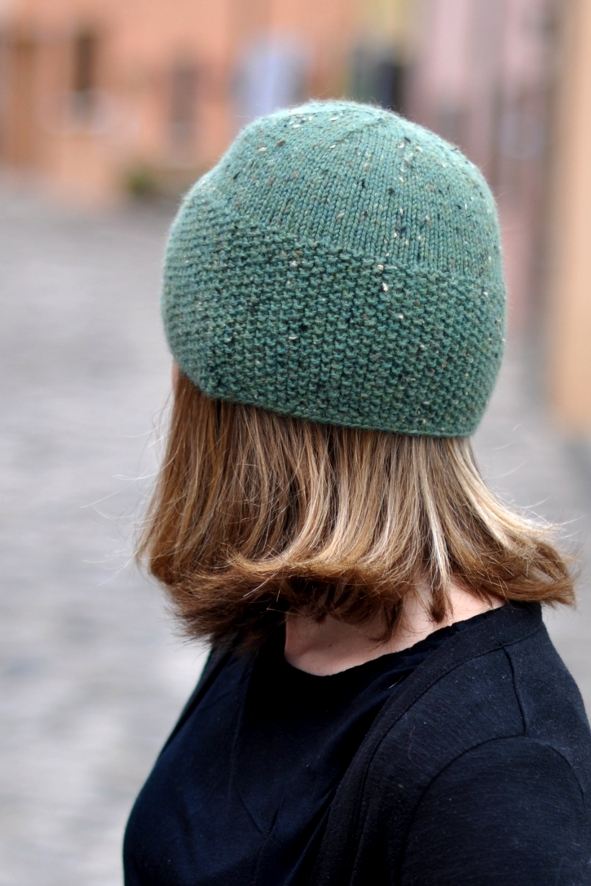 Ravine asymmetrical cloche Hat knitting pattern