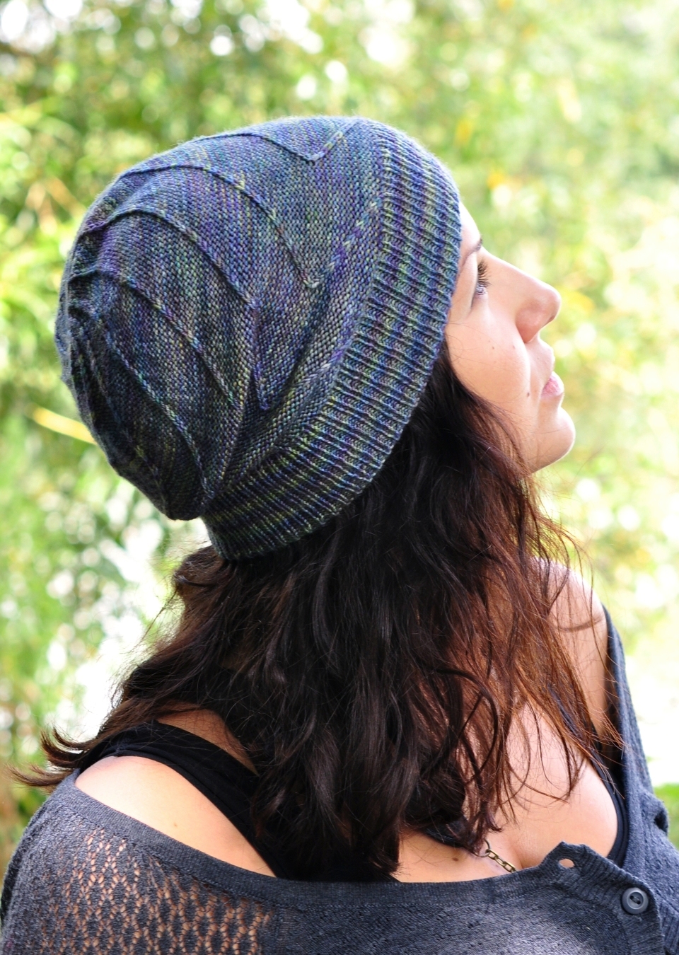 Rubbish Mojitos slouchy Hat knitting pattern