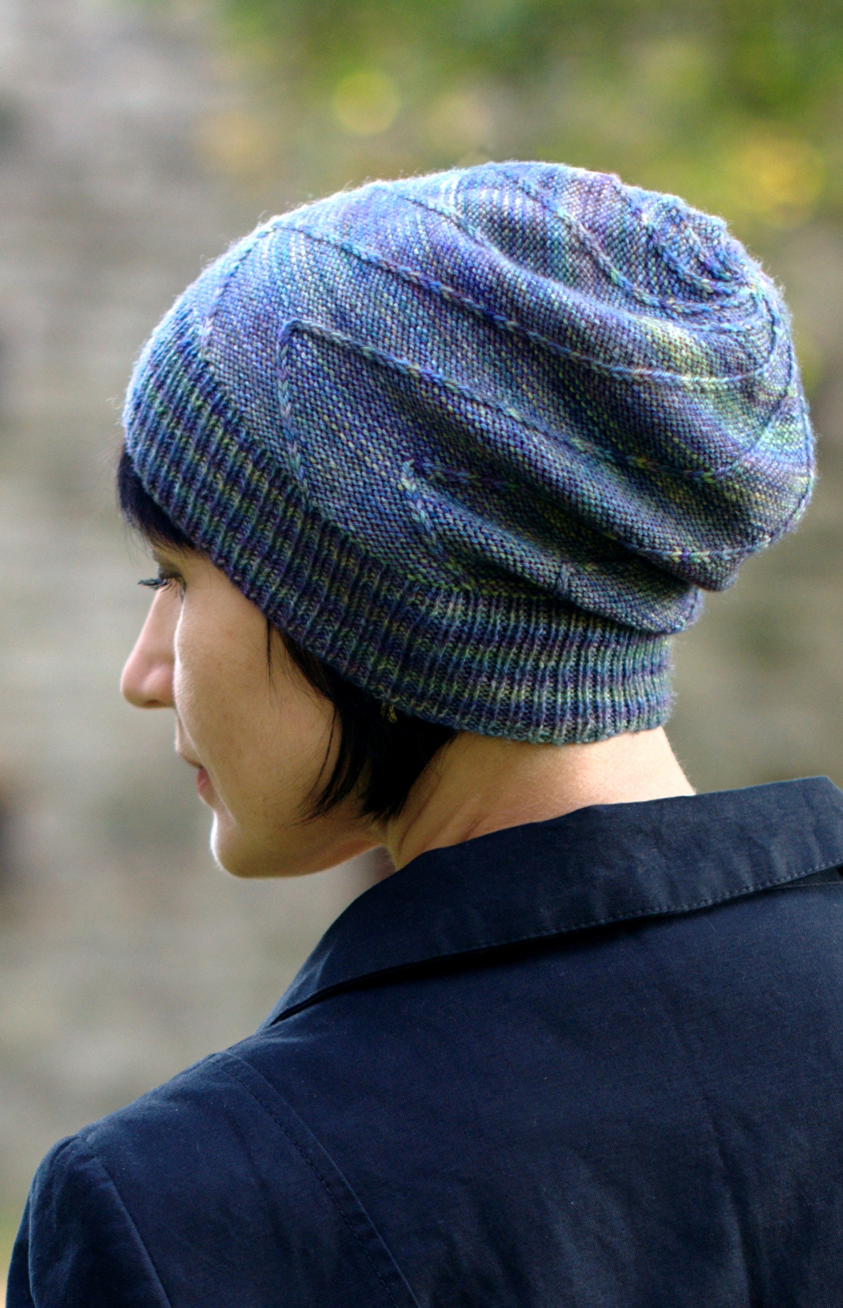 Rubbish Mojitos slouchy Hat knitting pattern